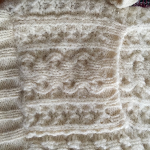GLEN COLUMB KILLE thick irish wool sweater - Picture 3 of 5